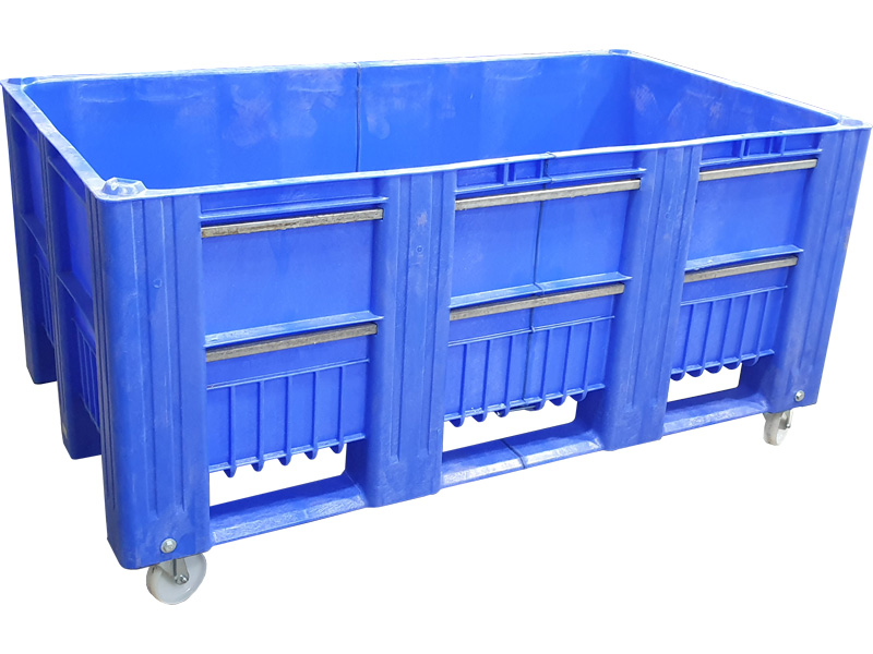 BoxPallet 1800х1000х900 сплошной на колёсах, арт. C-Box 1810 SW синий, код: 21438
