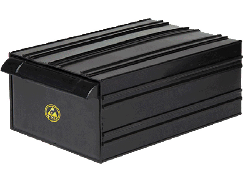 Ящик 306х212х126 антистатический, код: 40574