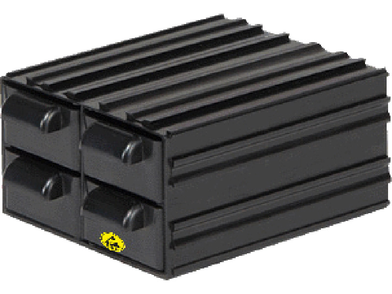 Ящик 122х106х62 антистатический, код: 40565