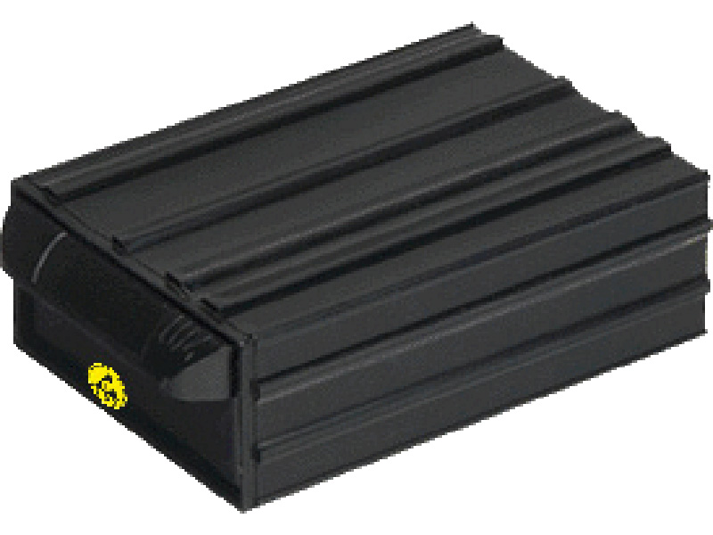 Ящик 120х85х40 антистатический, код: 40563