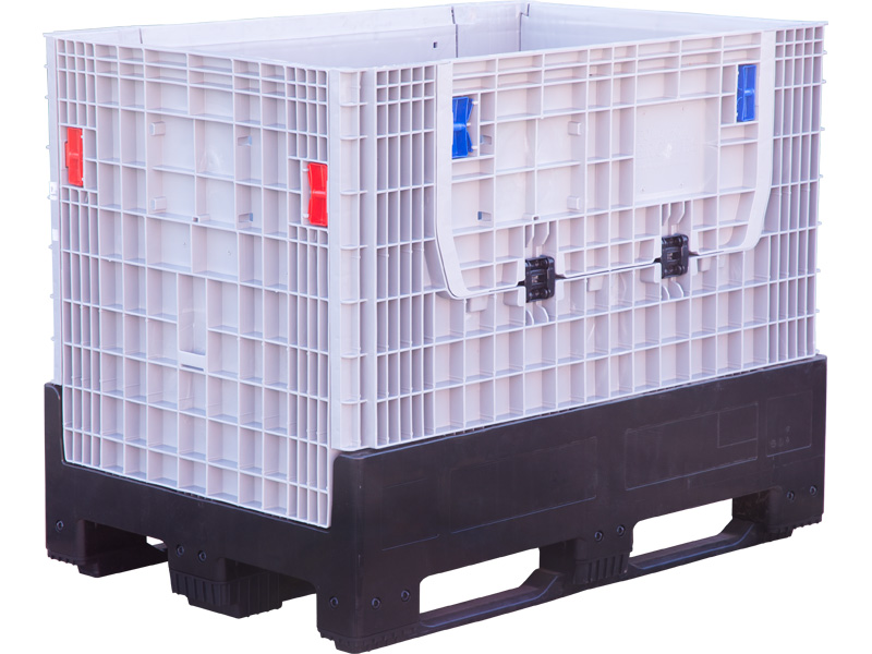 DPF-Box 1208S 1200x800x950 мм сплошной разборный серый на 3-х полозьях с 2-мя откид. дверцами