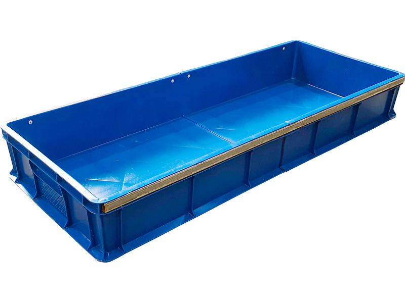 Ящик 1000x400x140 без ручек сплошной, синий, код:26731